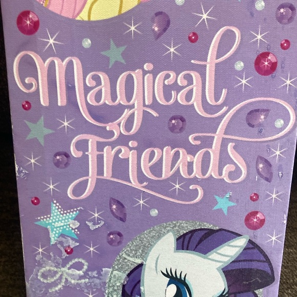 Magic Brand Purple and Yellow Canvas Art - Picture 4 of 5